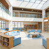 Library Bookshelf Multi-functional School Library Design Reading Furniture