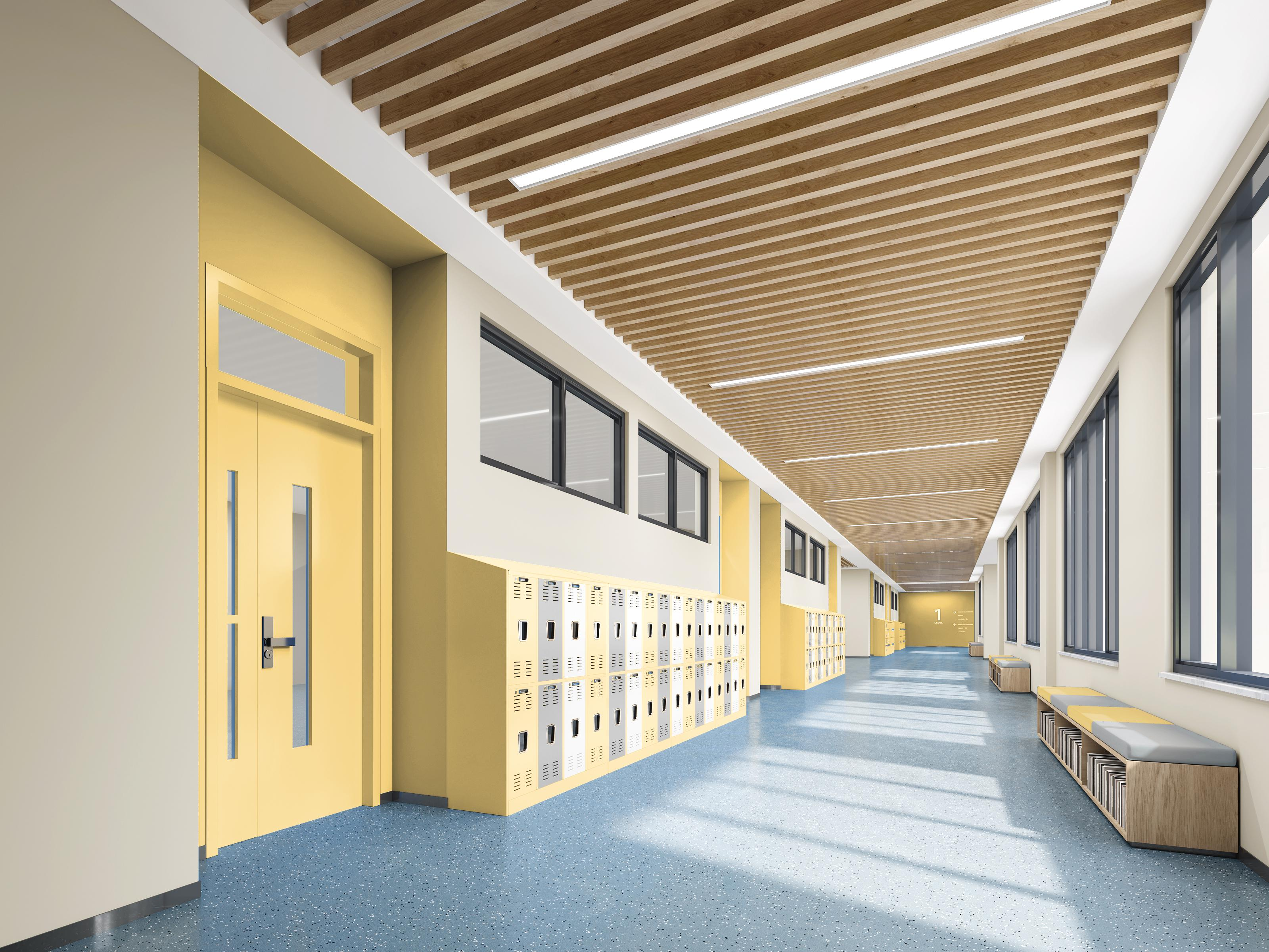 Elementary school corridor 2
