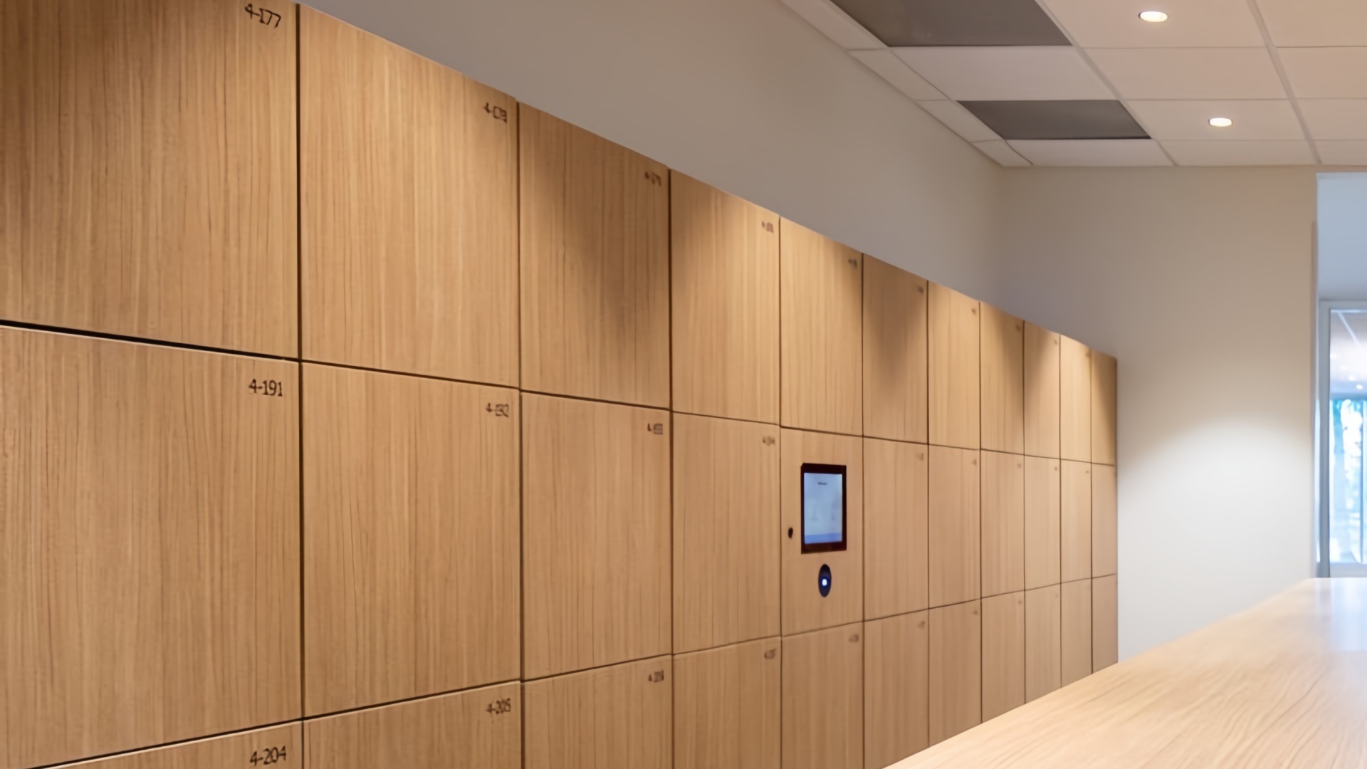 Lockable Storage Cabinets in classroom