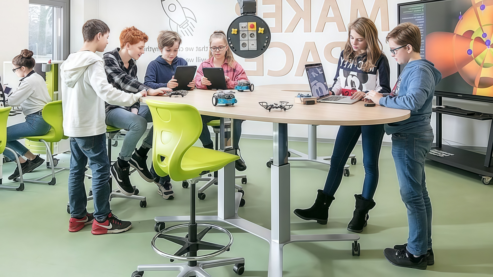 standing school desk