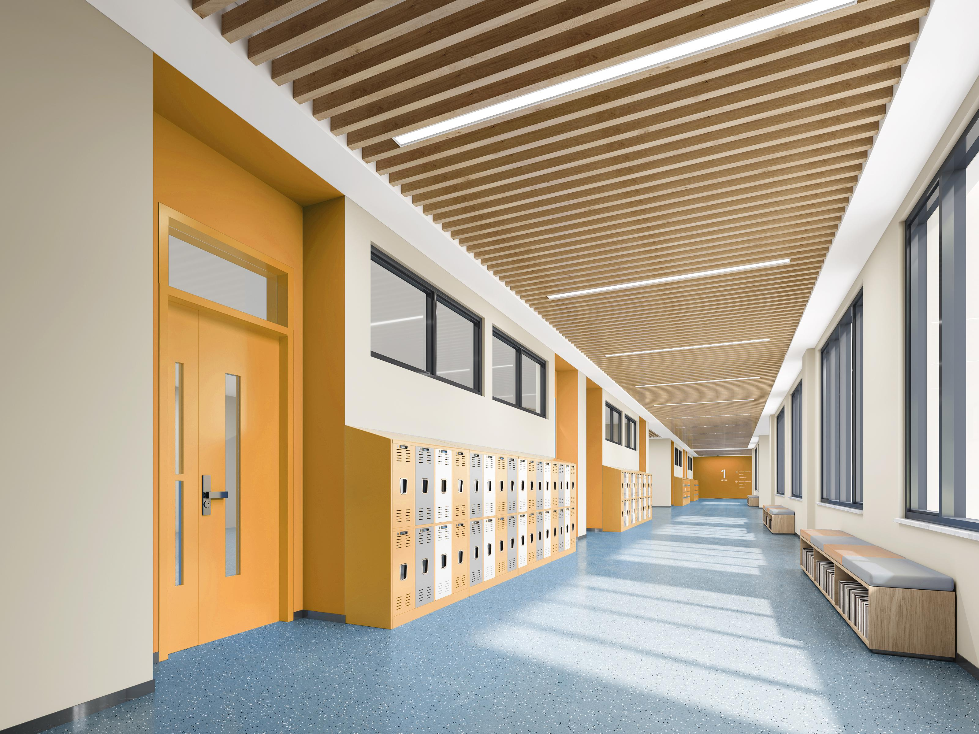 Elementary school corridor 3