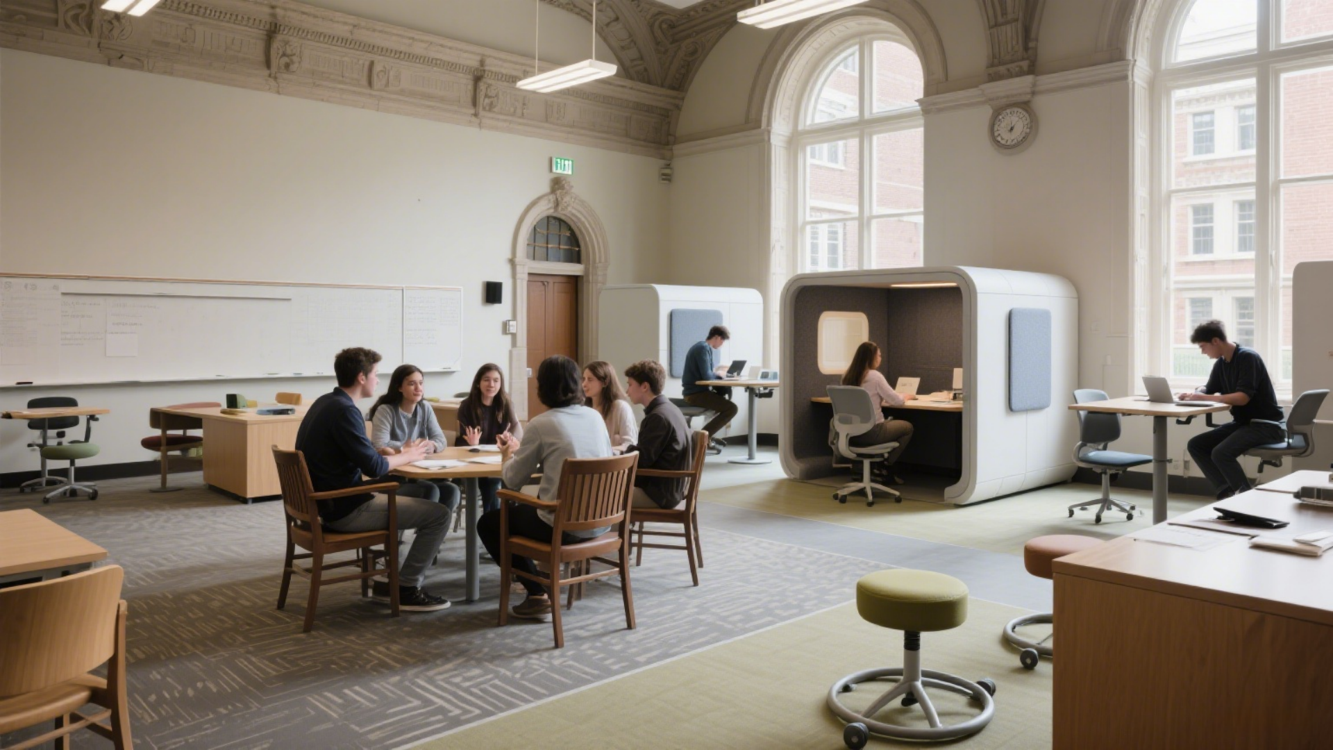 Classroom partition design