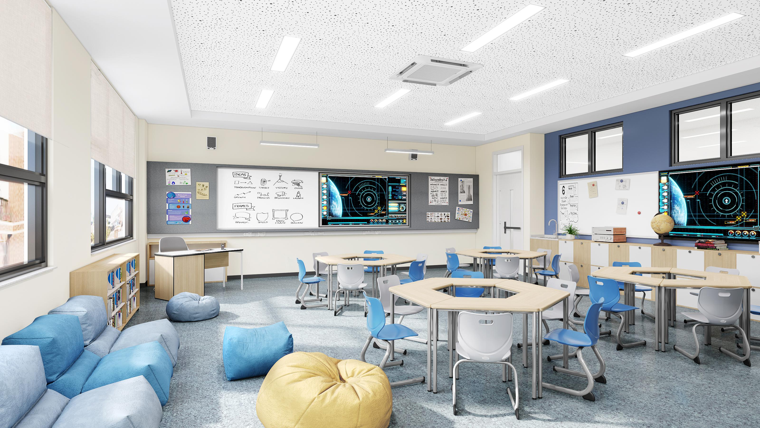 middle school classroom