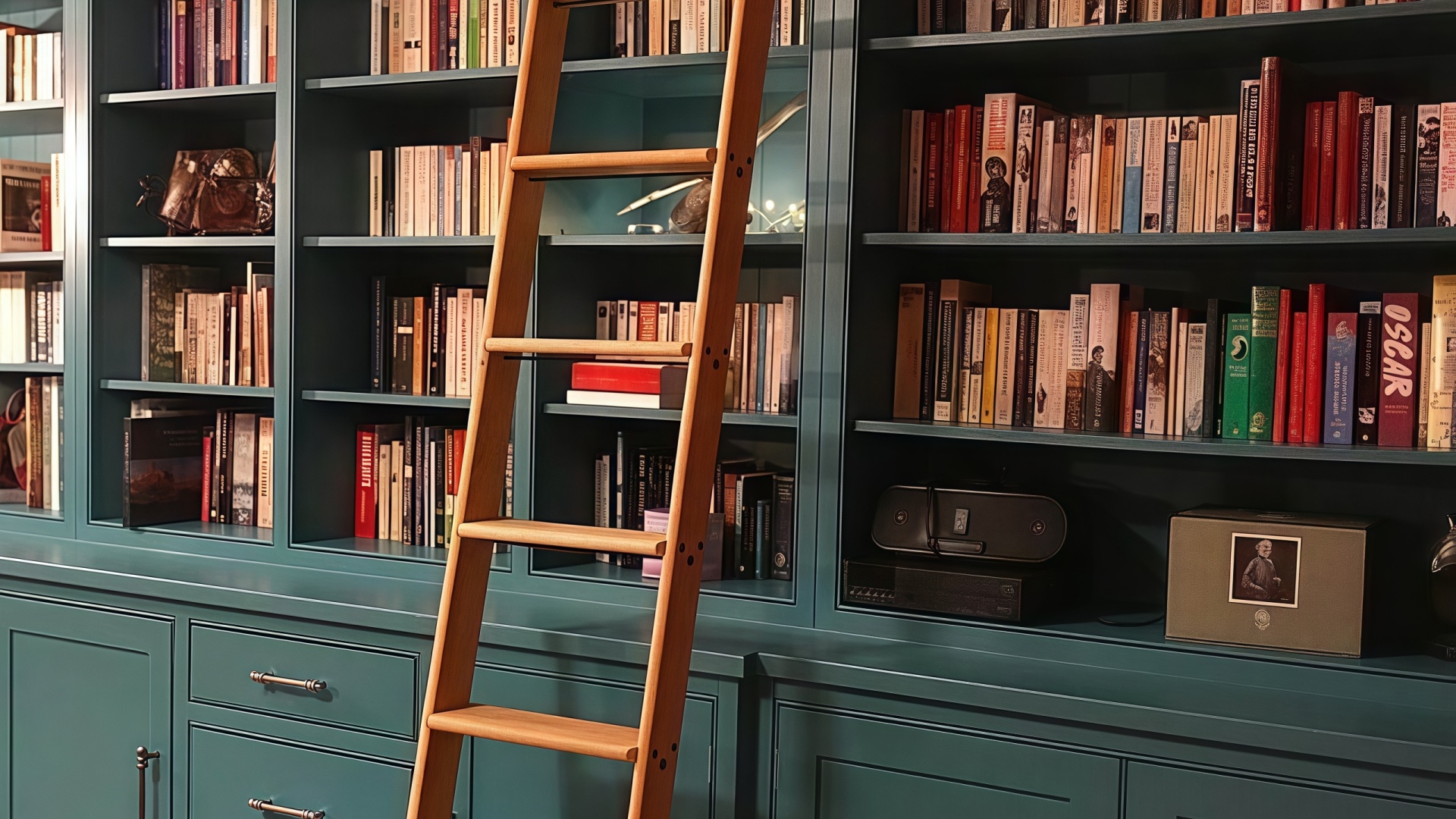 custom rolling ladders for libraries