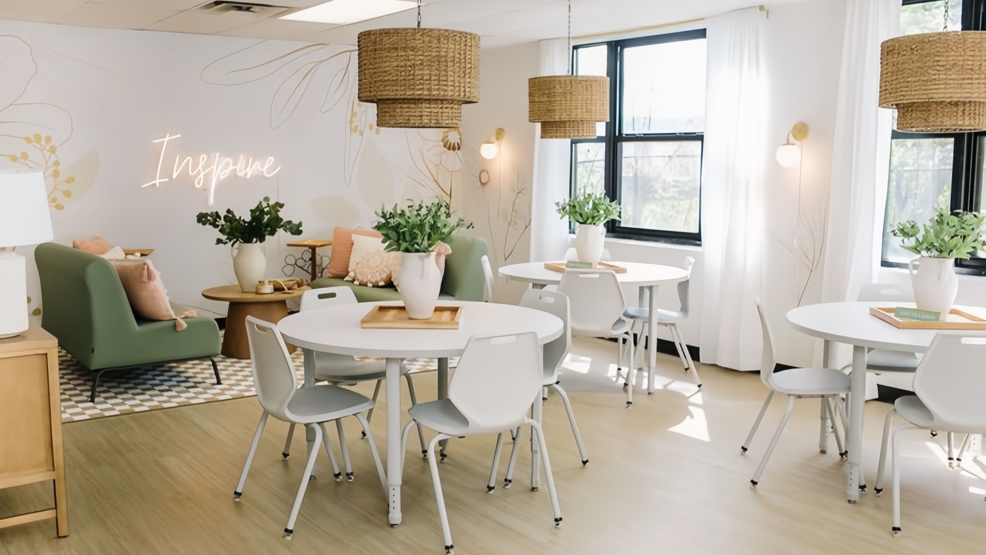 Modern break room furniture