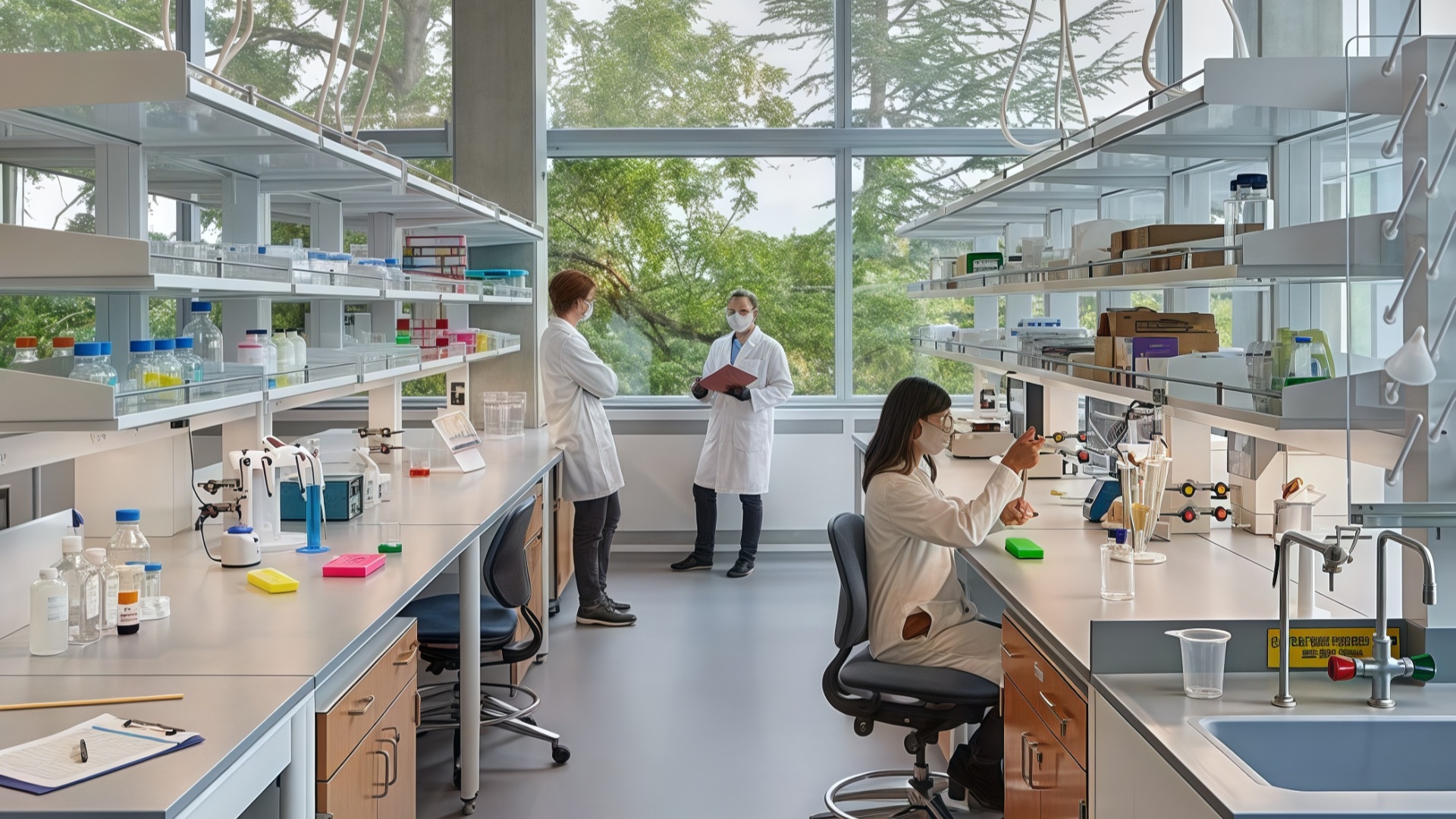 science lab in colleage_副本