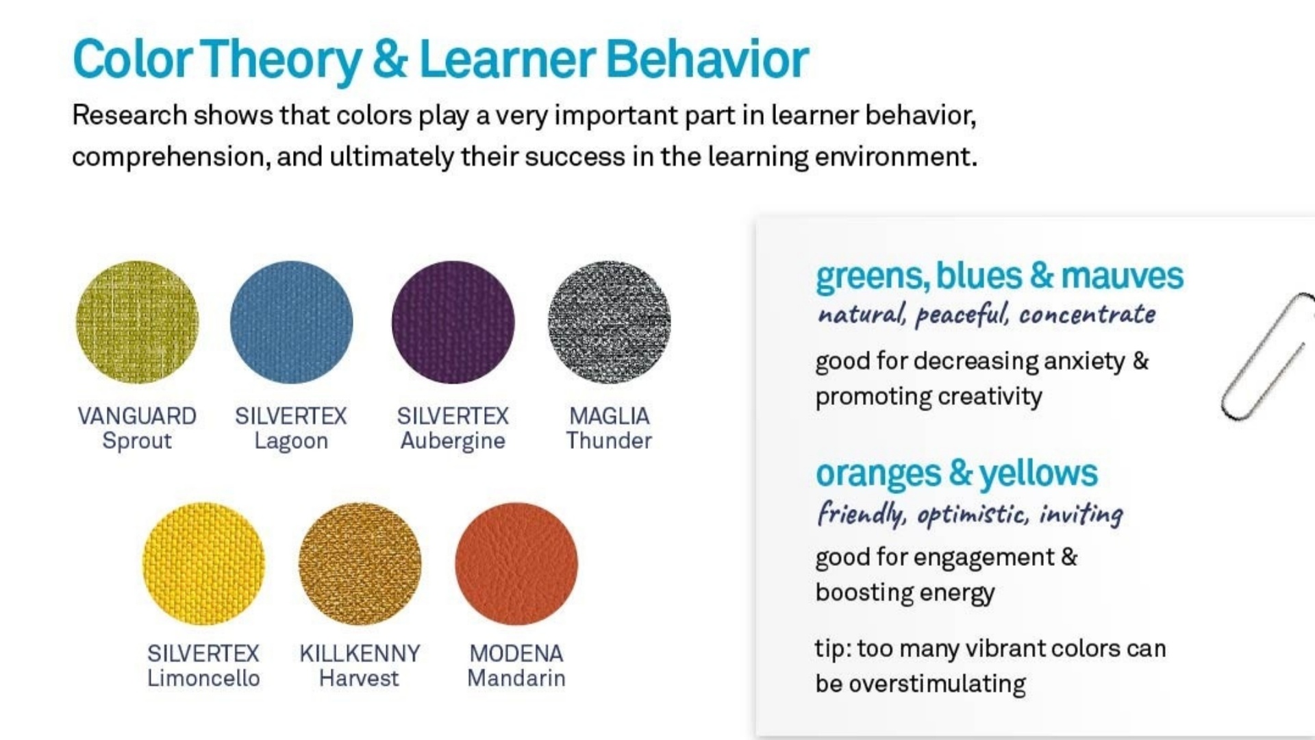 color psychology in education