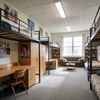Dormitory Furniture Ladder And Study Desk School College Bed