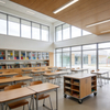School Education Furniture Space-saving Classroom Solutions Interior Design