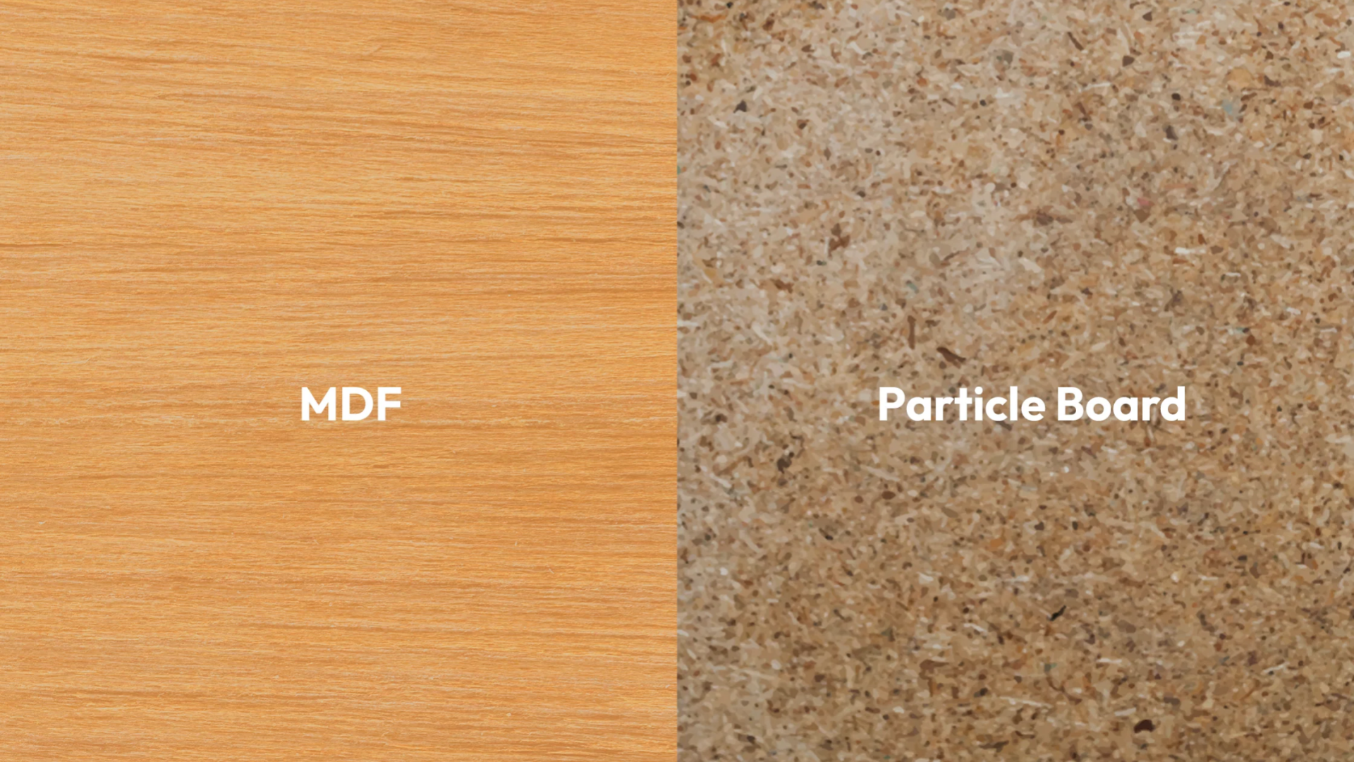 mdf vs particle board
