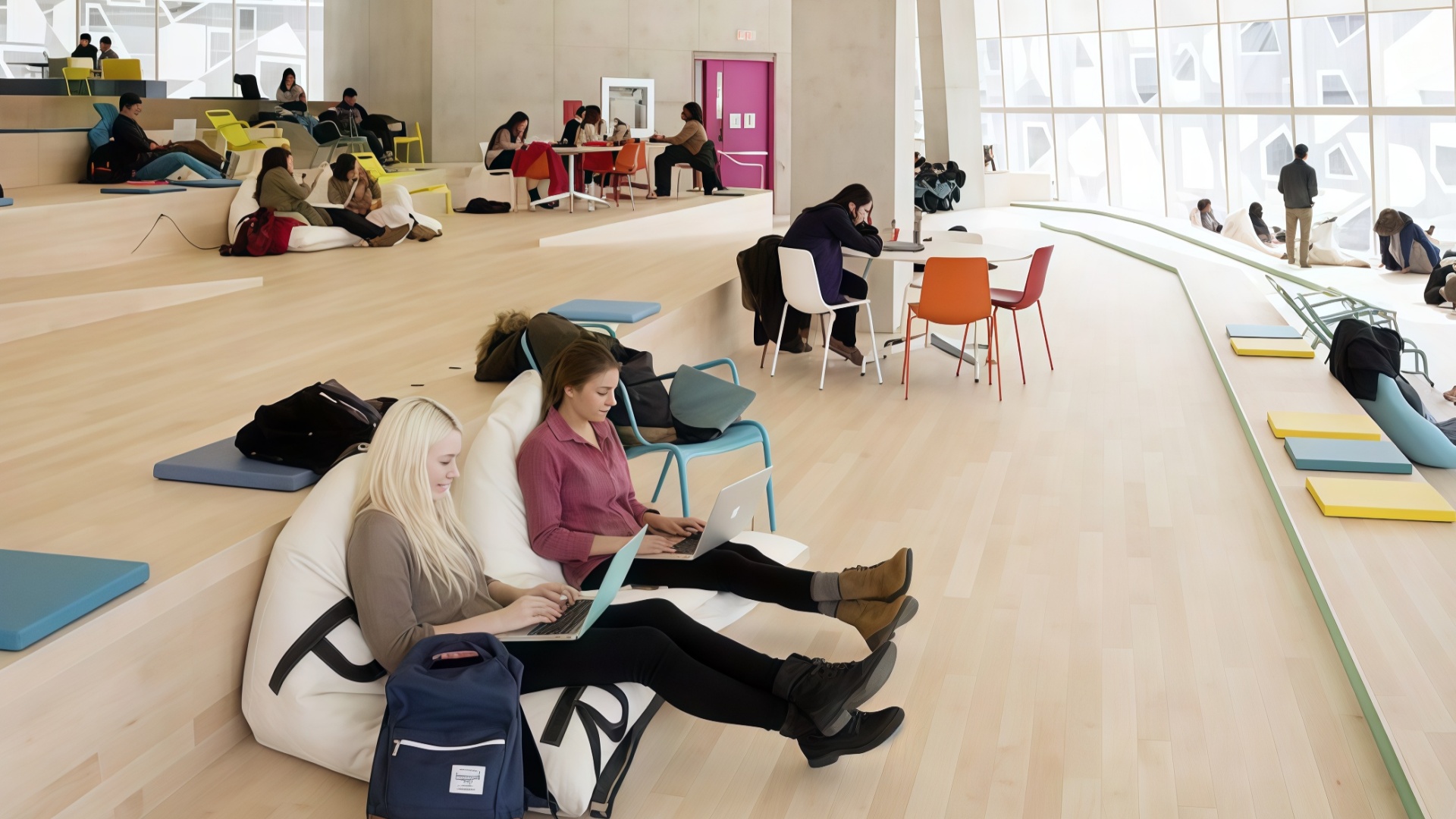 flexible seating in university