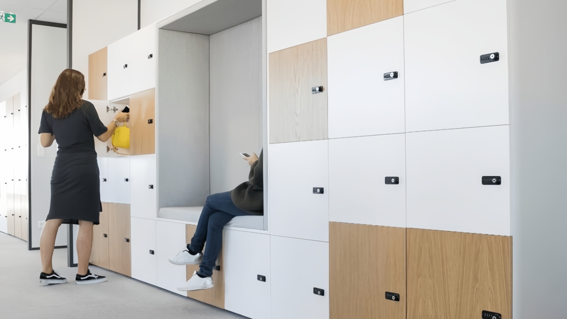 shared storage spaces in school