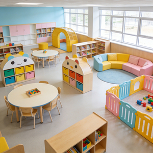  School Classroom Furniture Kindergarten And Preschool Kids Student Desk And Chair 