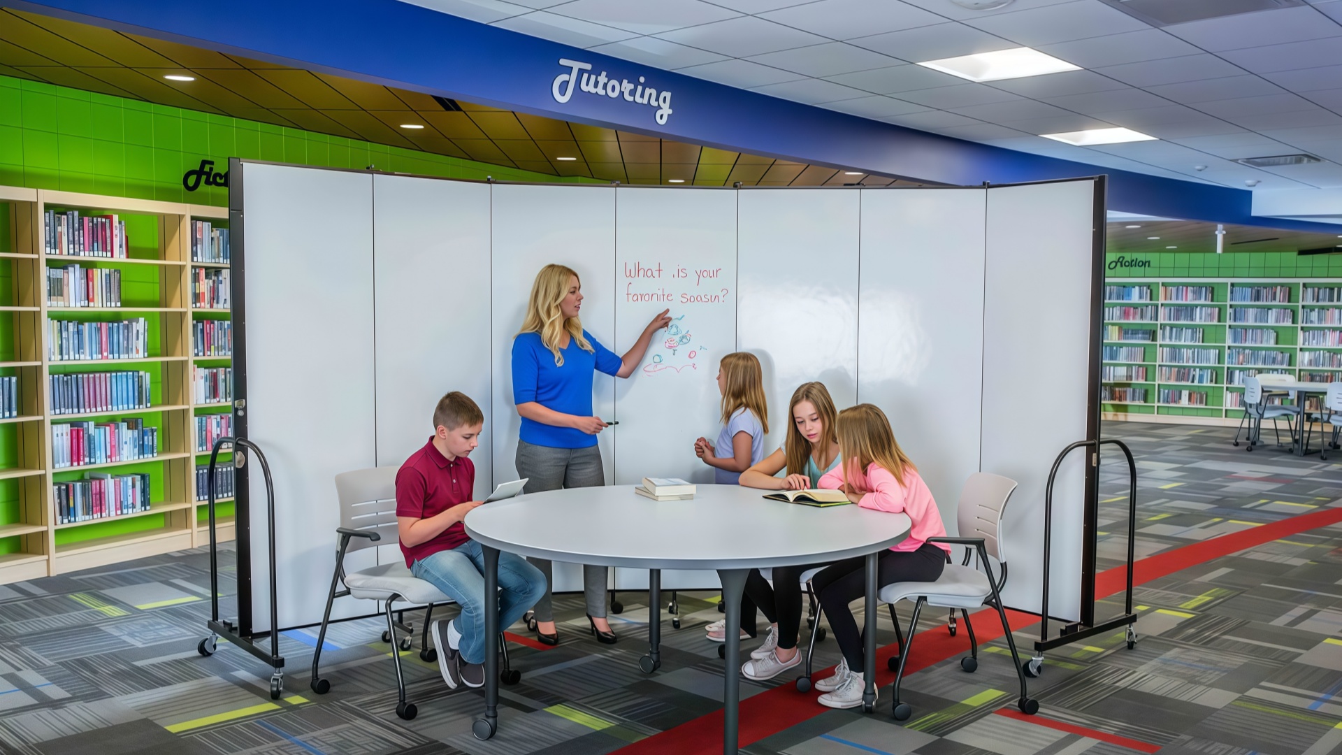 Rolling Whiteboard Dividers