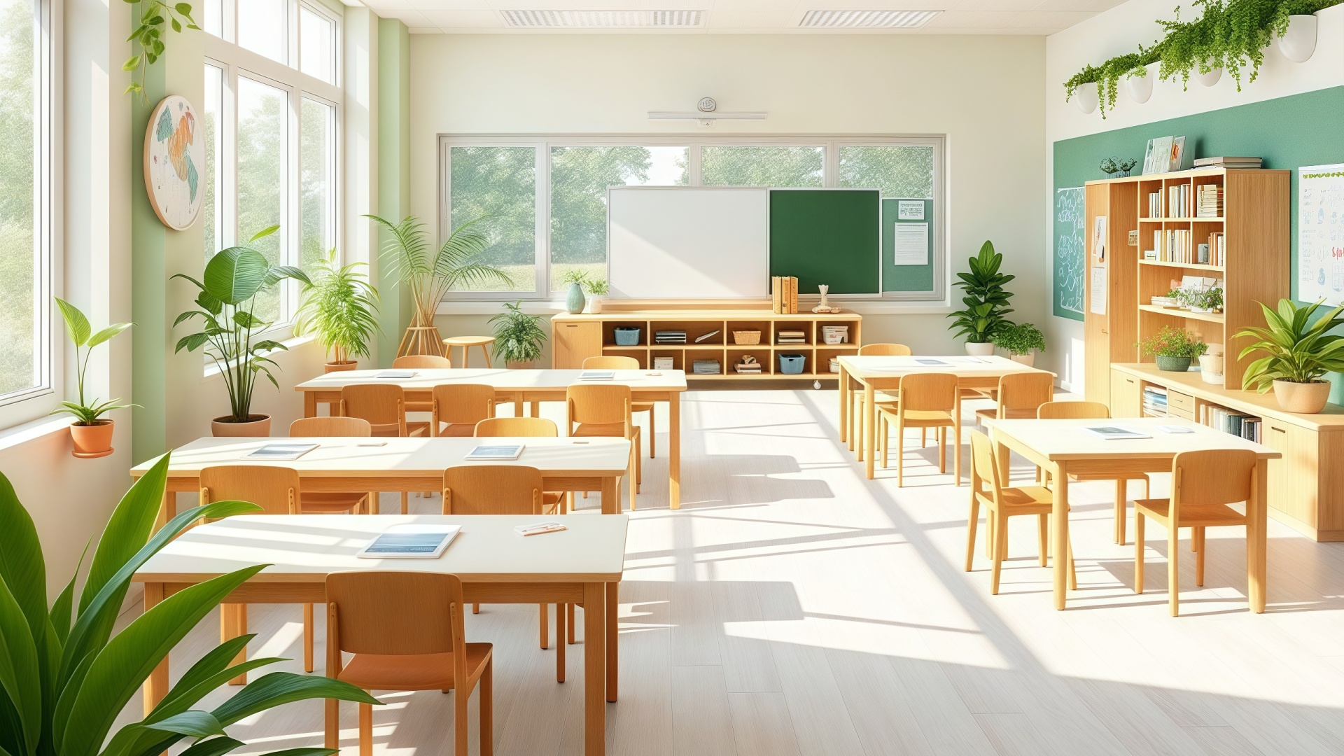 biophilic classroom color trends_副本