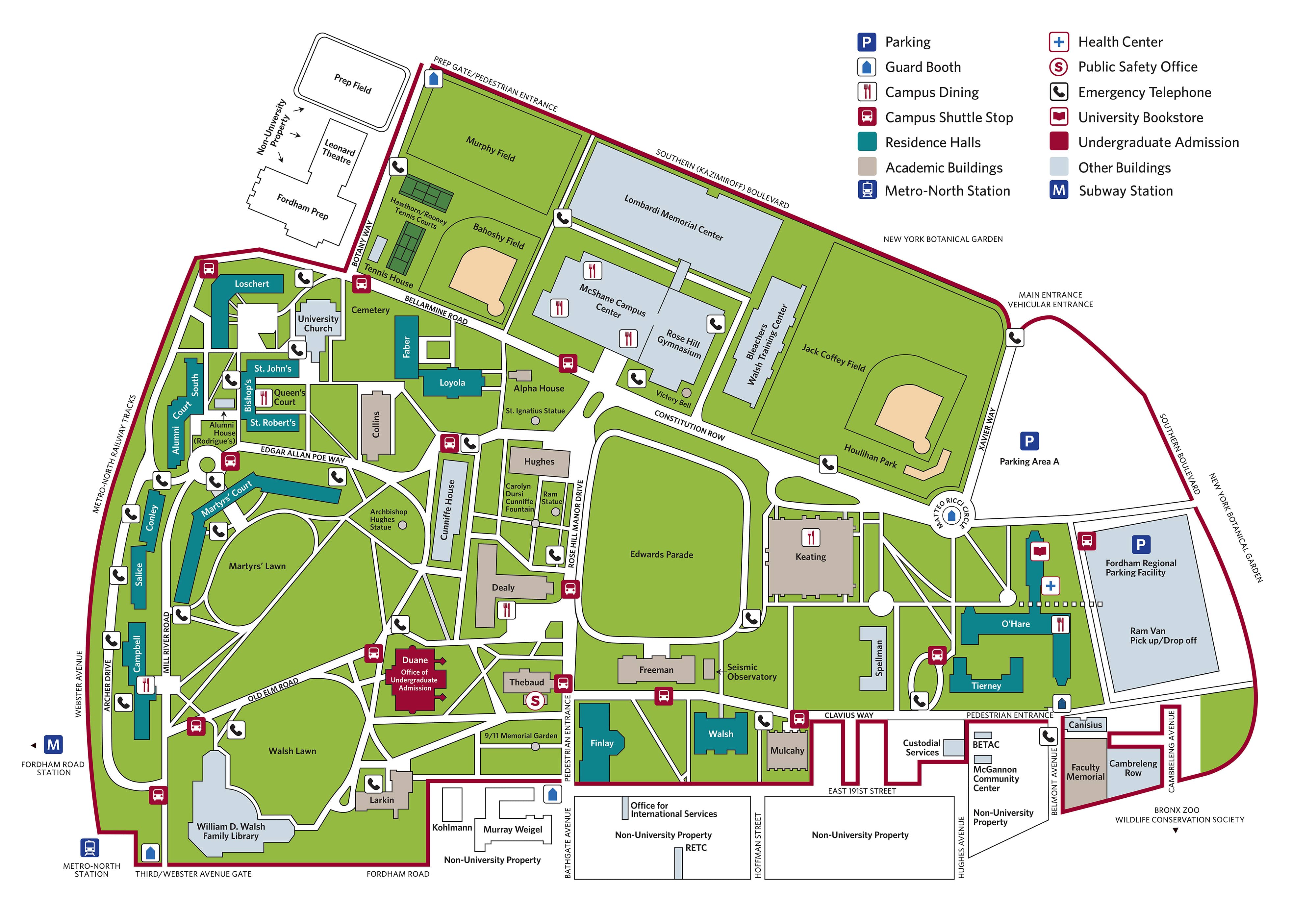 Rose-Hill-Campus-Map