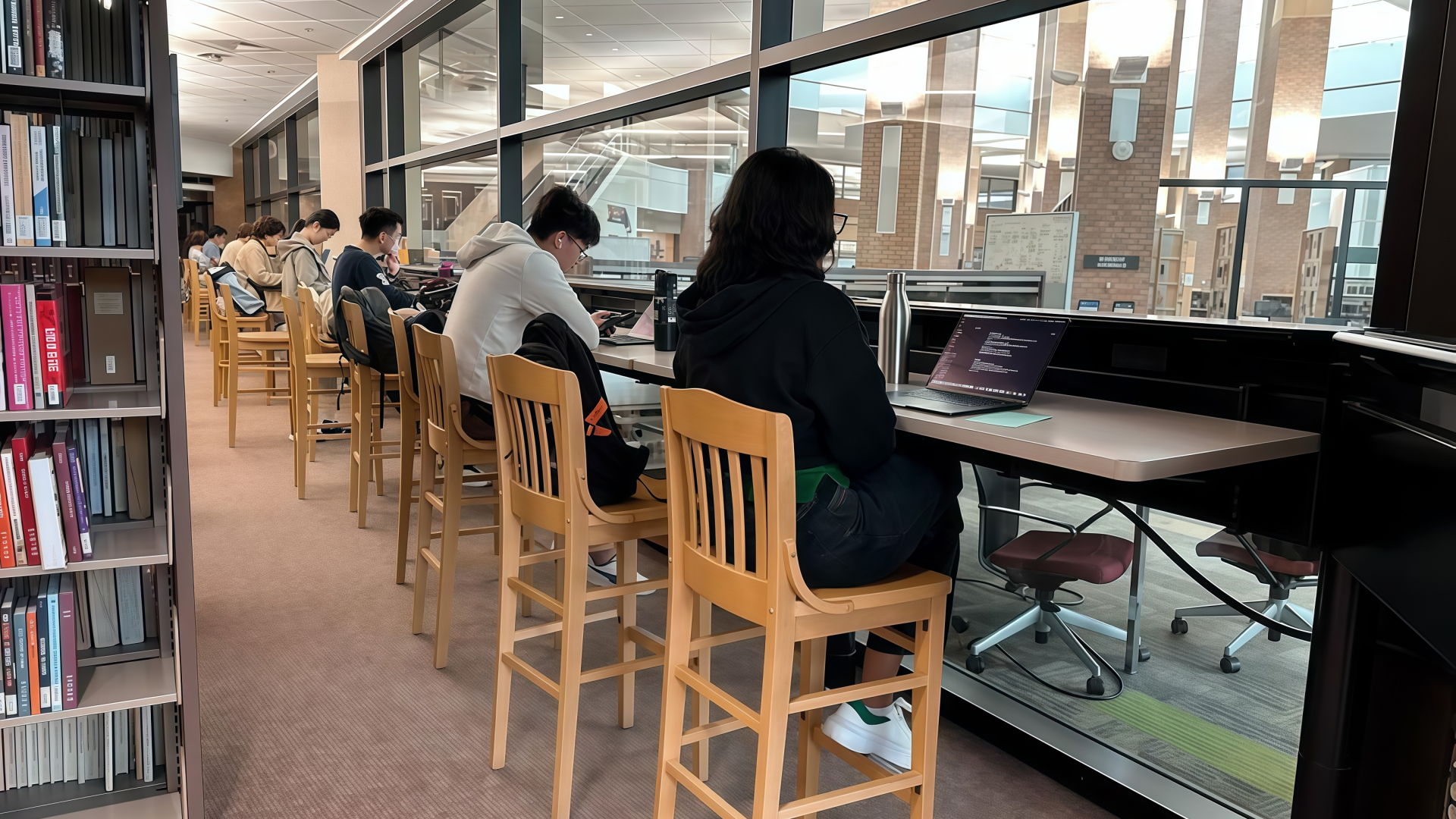 The Quiet Study Zone library
