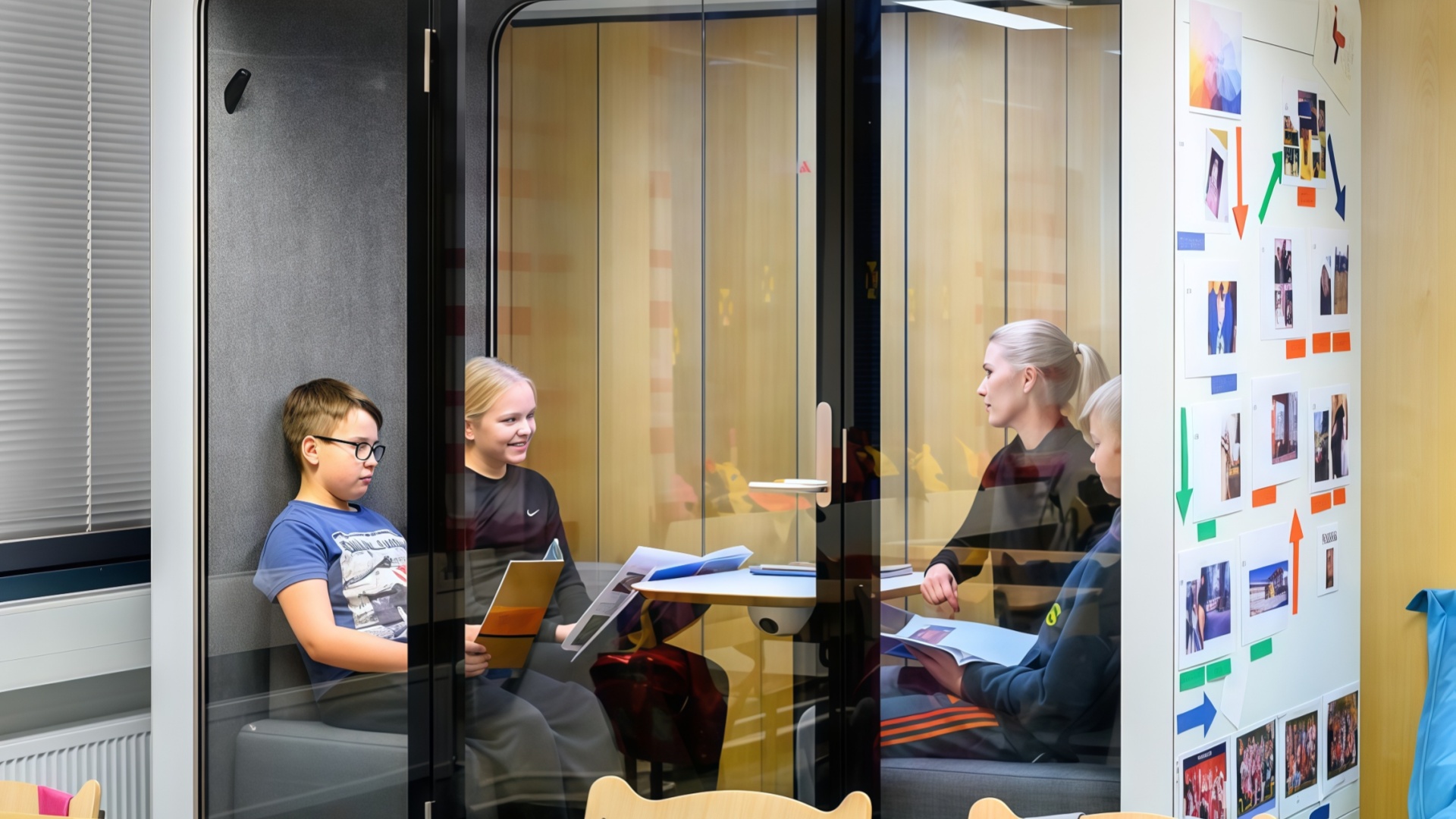 portable soundproof learning pods