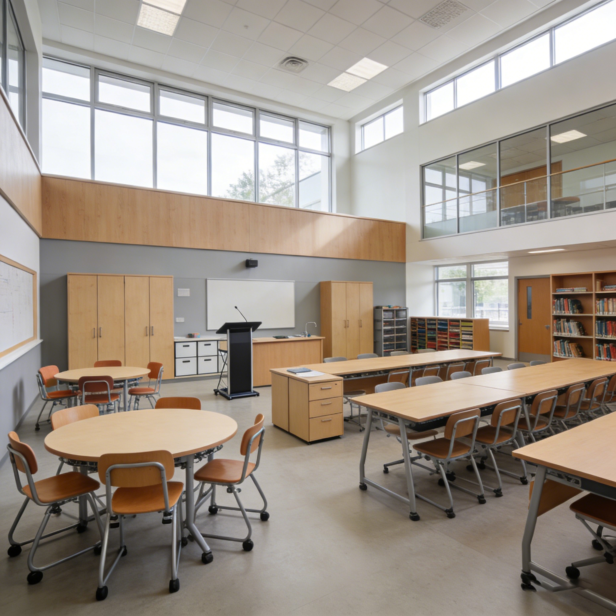 生成国外学校教室家具图 (1)