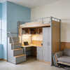 Dormitory Furniture Ladder And Study Desk School College Bed