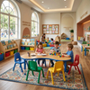 Preschool Table And Chairs Set | Kindergarten Learning Area Furniture
