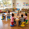 Anti-Slip Toddler Seating Stools | Commercial Daycare Furniture