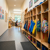 Kindergarten Coat Cubbies with Hooks | Daycare Mudroom Locker