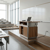 Modern Teacher Podium with Storage | Multimedia-Ready Classroom Lectern