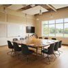 School Faculty Meeting Table And Chairs Staff Conference Collaborative Office Set