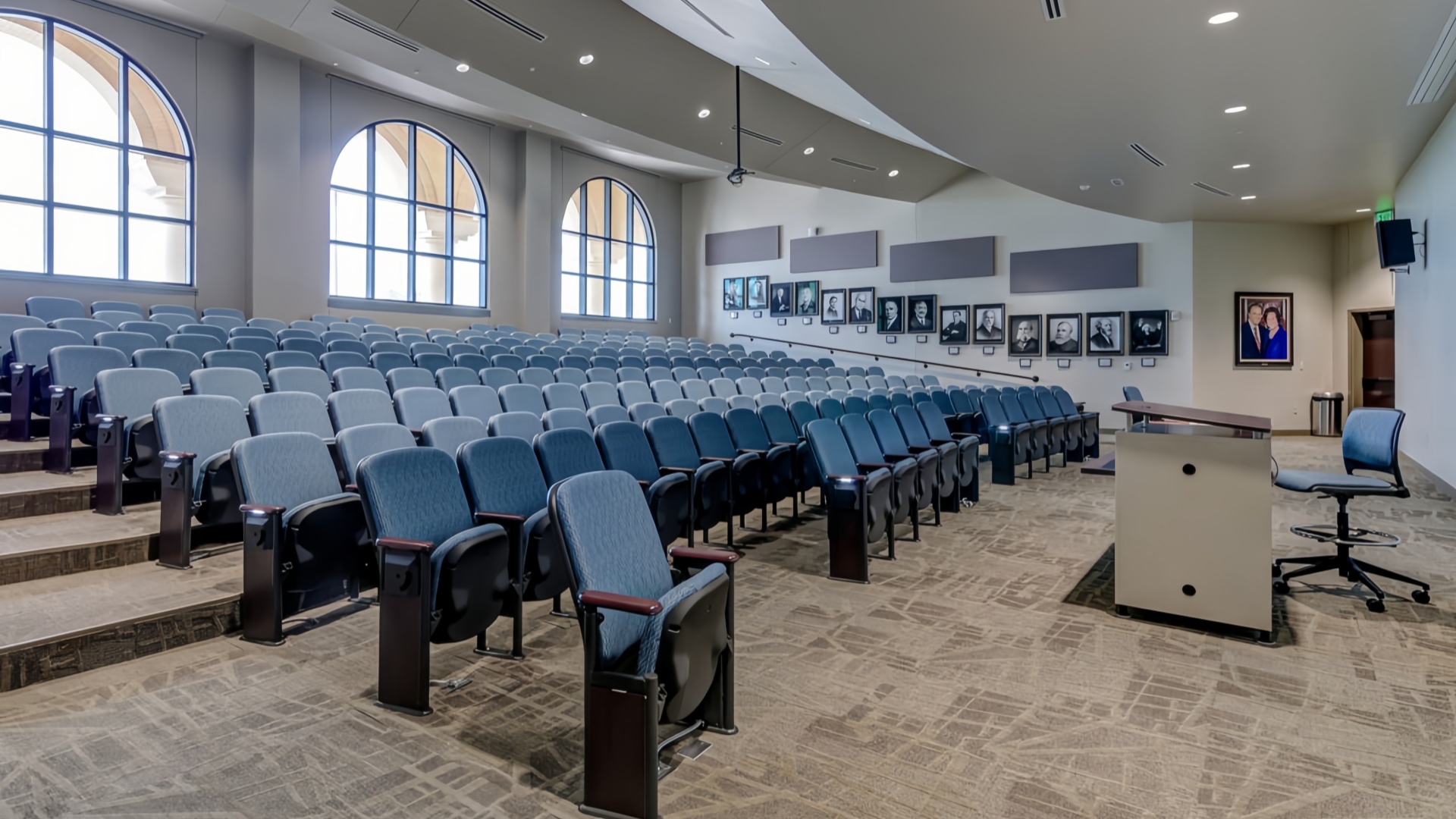 Fixed Tiered Lecture Hall Seating
