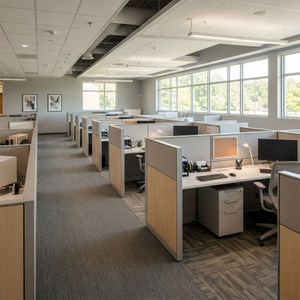 School Admin Office Cubicles Modular Open Plan Workstations