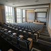 Modern Lecture Hall Chairs with Writing Tablet | Ergonomic Auditorium Seating