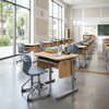 Ergonomic Height Adjustable School Desk And Chair for K-12 Classroom Solutions