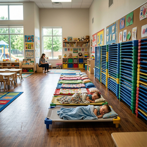 Stackable Daycare Cots for Preschool Projects