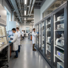 High-visibility Instrument Cabinets featuring built-in LED lighting and electronic storage shelves