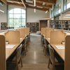K12 Library Study Carrels Modular Single Desks Acoustic Dividers for School Libraries