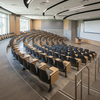 Modern Lecture Hall Chairs with Writing Tablet | Ergonomic Auditorium Seating