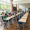 Ergonomic Height Adjustable School Desk And Chair for K-12 Classroom Solutions