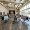 Mobile Folding Tables Space-Saving Rolling School Lunch Tables with Stools