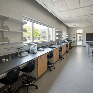 science lab desk