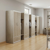 K-12 Student Dormitory Wardrobes Wood Storage Cabinets