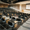 Modern Lecture Hall Chairs with Writing Tablet | Ergonomic Auditorium Seating