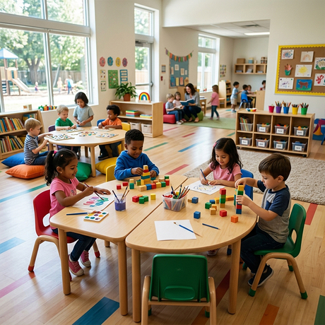 Multi-Purpose Kindergarten & Preschool Activity Tables