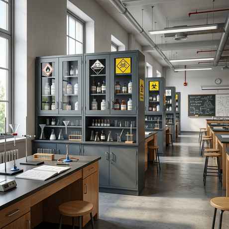 Chemical Reagent Storage Cabinets for Schools