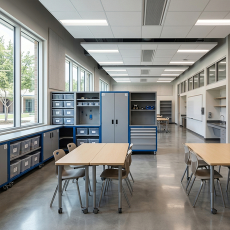 STEM Storage Cabinets for School Furniture