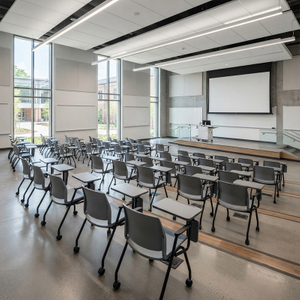 Flip-top Tablet Arm Chairs Classroom Seating for Learning Spaces