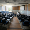 Modern Lecture Hall Chairs with Writing Tablet | Ergonomic Auditorium Seating