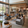 Student Housing Common Room Sofa Modular U-Shaped Lounge Seating