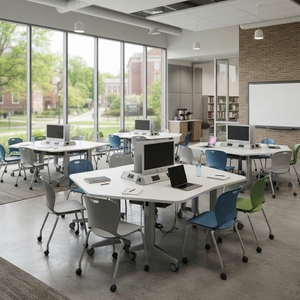 Collaboration Tables Modular Designs for Higher Education Classrooms