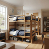 K12 Boarding School Bunk Beds Space-Saving Twin Dorm Furniture